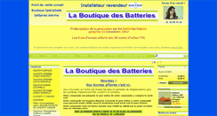 Desktop Screenshot of alarme-batterie.com